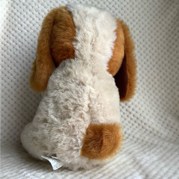 Vintage EATON Plush Dog 13.5 inch Sitting Stuffed Animal Dog w EATON Chest Tag - Picture 9 of 15